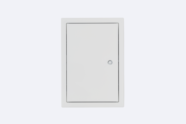 Revisionsklappe Weiß Softline 300 X 600 Mm – Mit Vierkantverschluss & Mauerankern | Für Wand & Decke, Weiß Lackiert