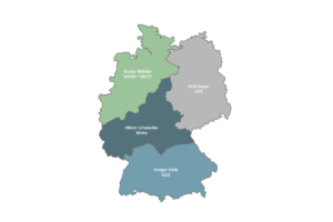 Zones de vente en Allemagne