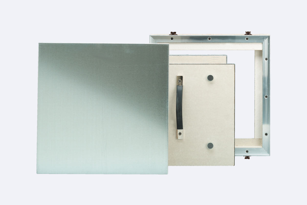 AluRapid® EI30, EI90 access panel for shaft walls and solid walls